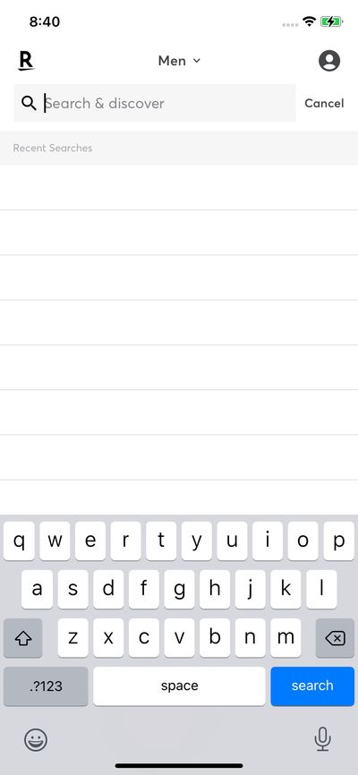 Search screenshot 