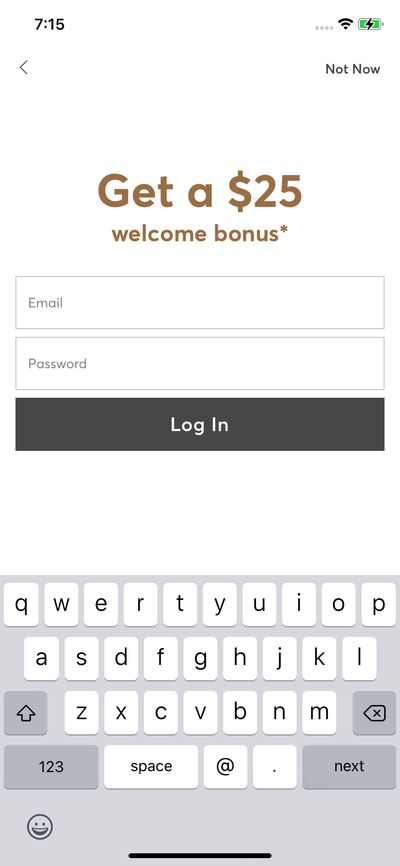 Logins screenshot 