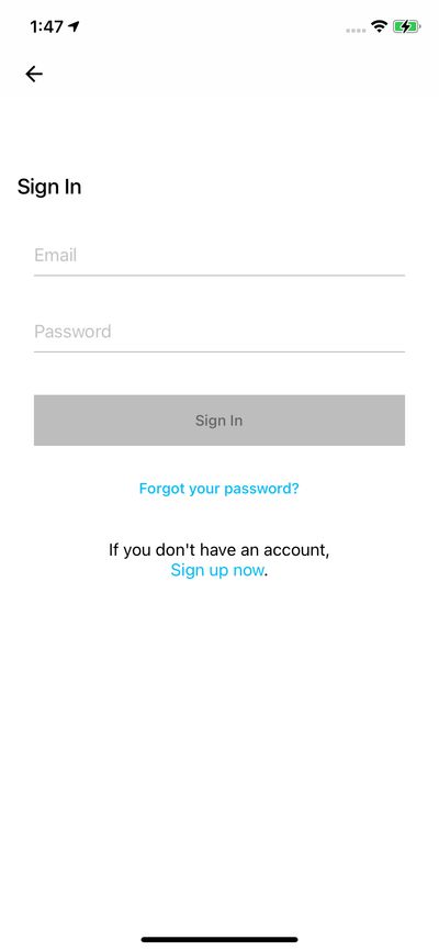 Logins screenshot 