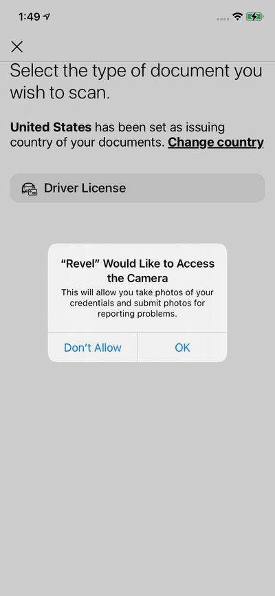Permission screenshot 