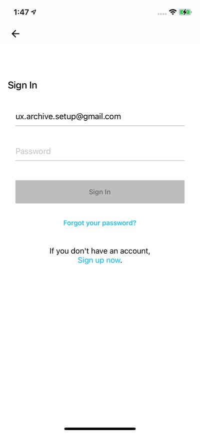Logins screenshot 