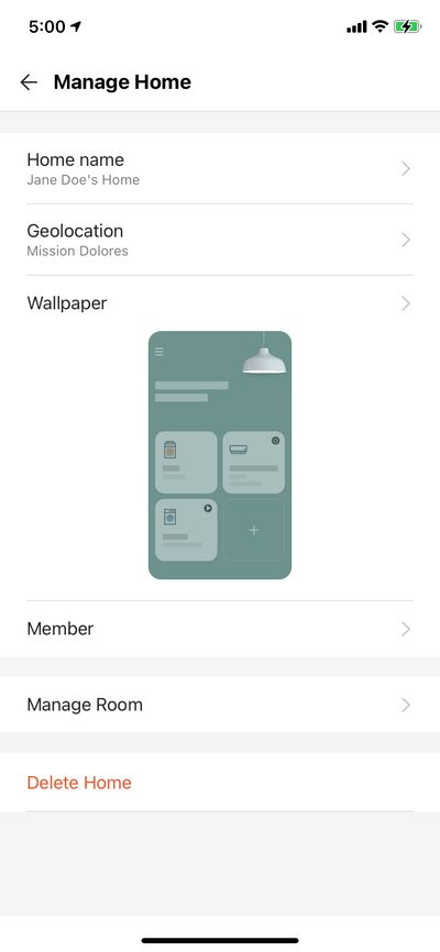 Profile & Account screenshot 