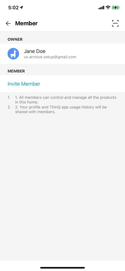 Profile & Account screenshot 
