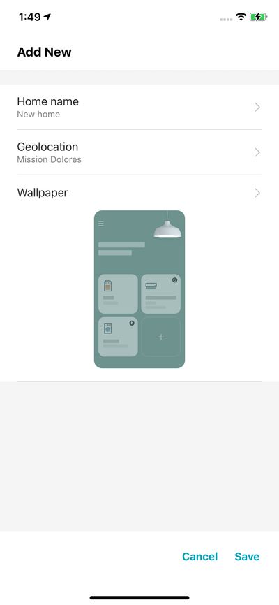 Setups screenshot 