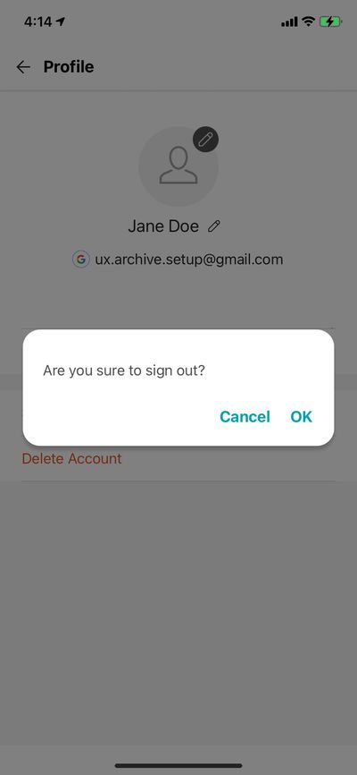 Permission screenshot 