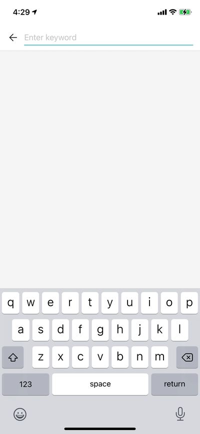 Search screenshot 