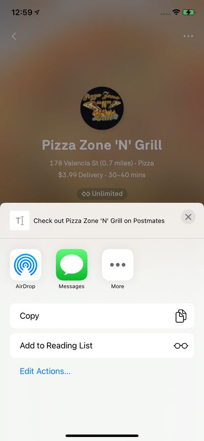 Share screenshot 