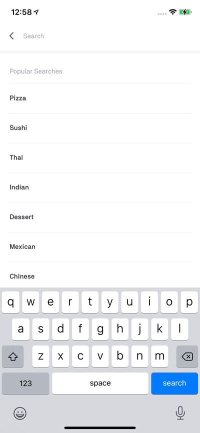 Search screenshot 