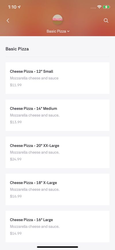 Recipes & Menus screenshot 