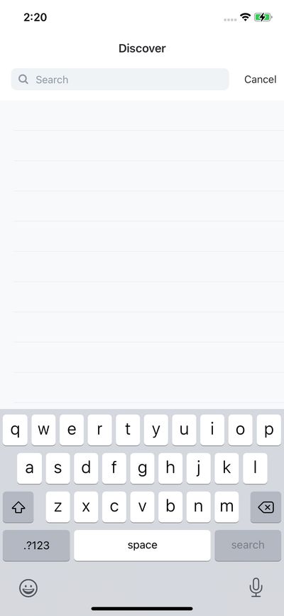 Search screenshot 