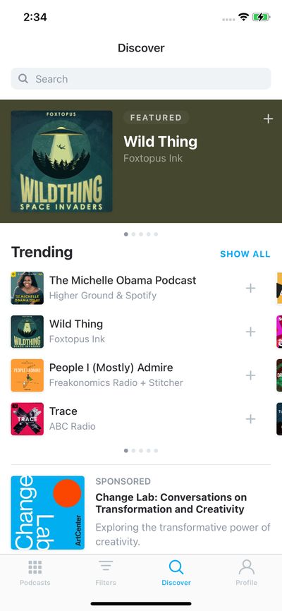 Search screenshot 