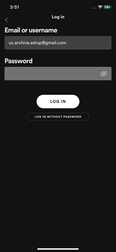 Logins screenshot 