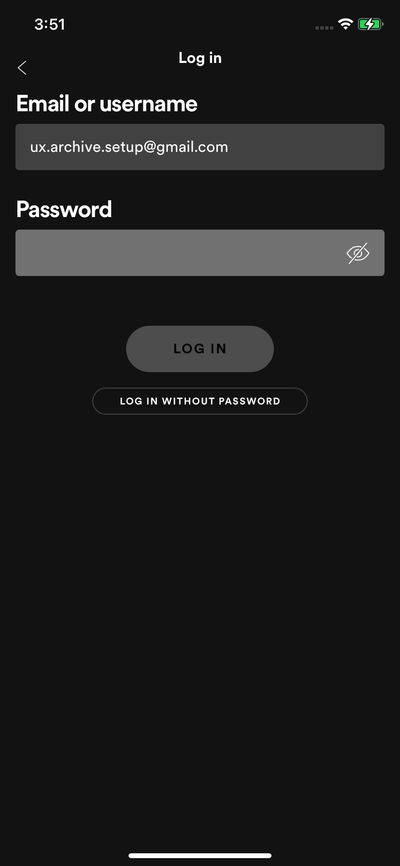 Logins screenshot 