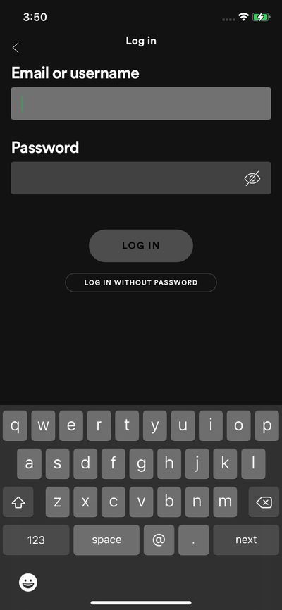 Logins screenshot 