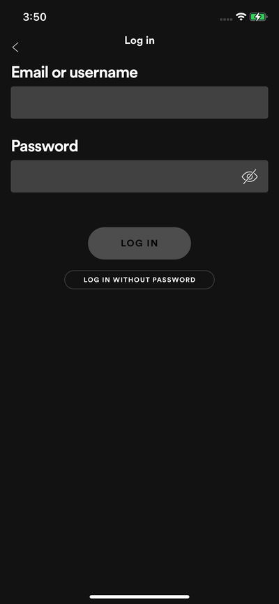 Logins screenshot 