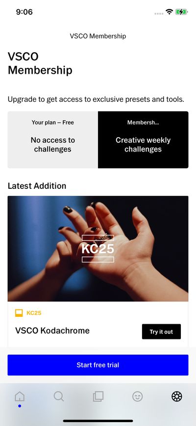 Subscription screenshot 
