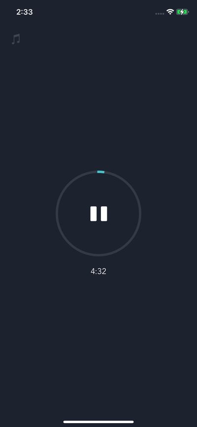 Audio Playback screenshot 