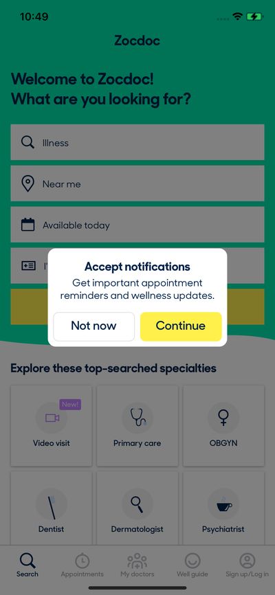 Permission screenshot 