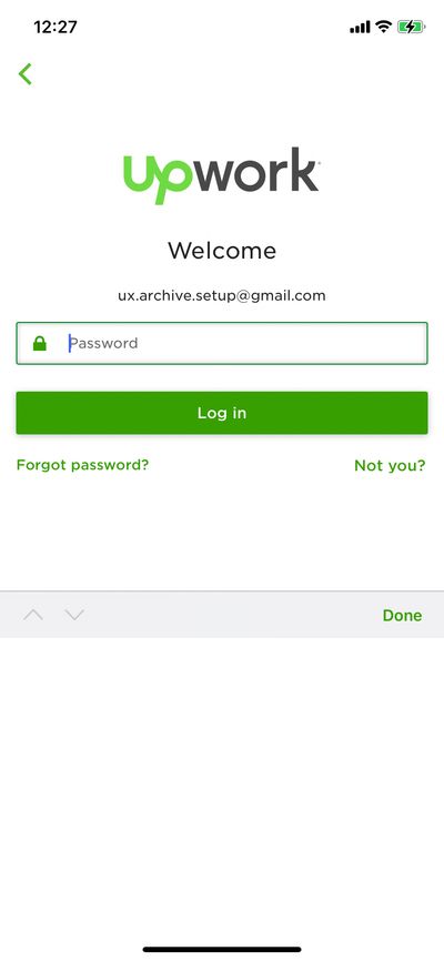 Logins screenshot 