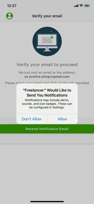 Permission screenshot 