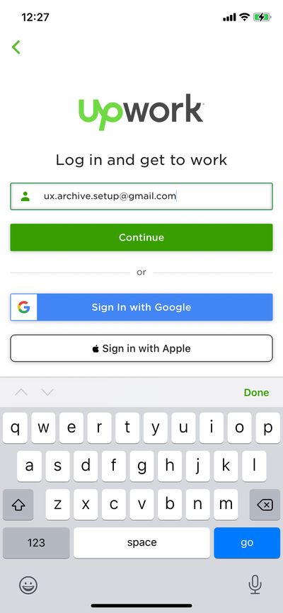 Logins screenshot 