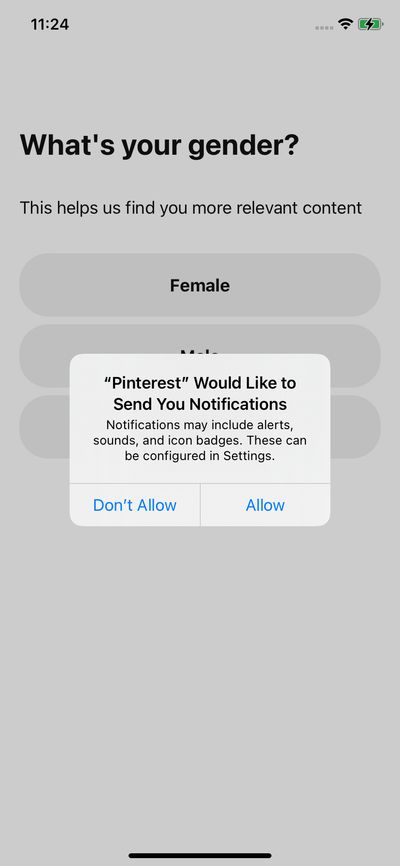 Permission screenshot 