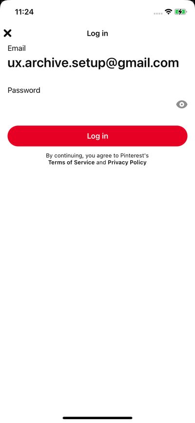 Logins screenshot 