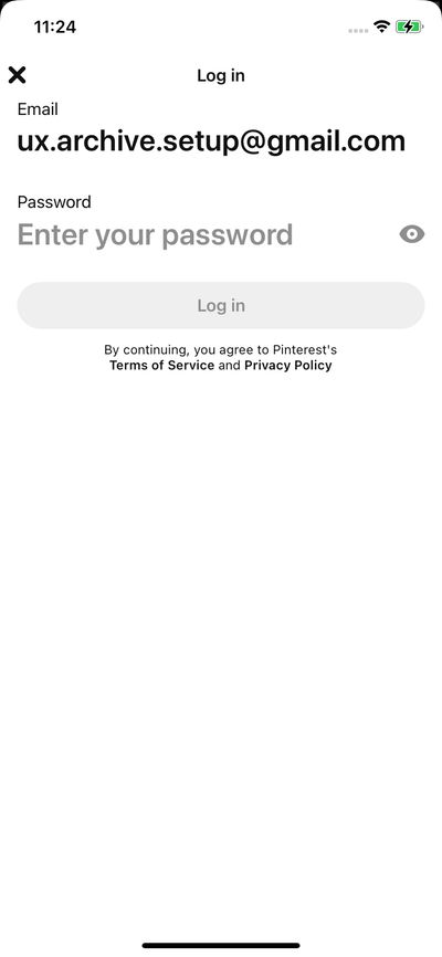 Logins screenshot 
