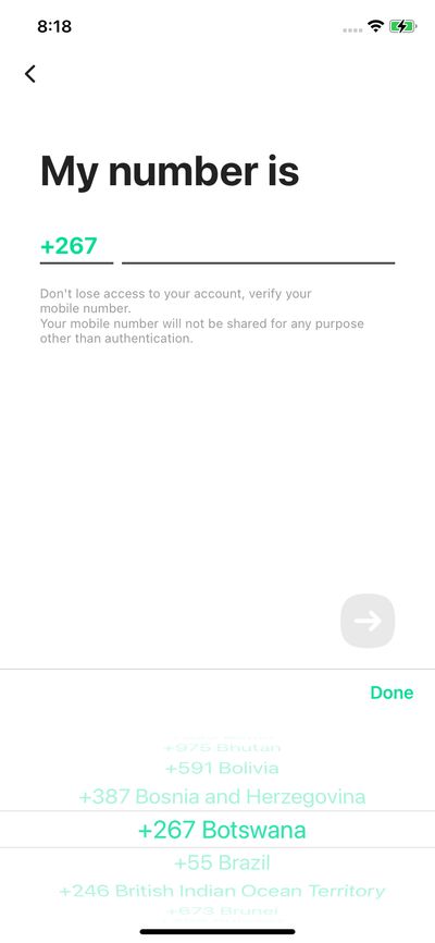 Logins screenshot 