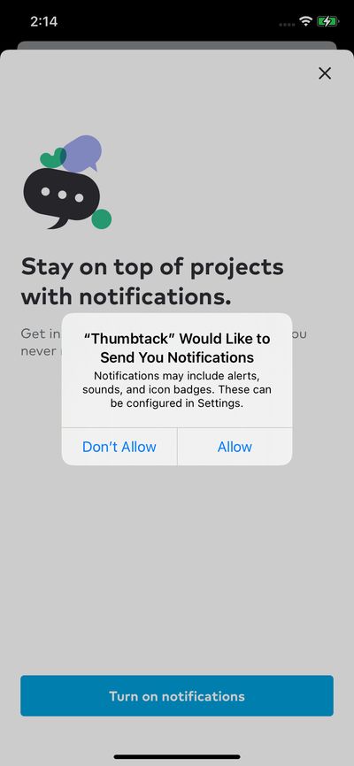 Permission screenshot 