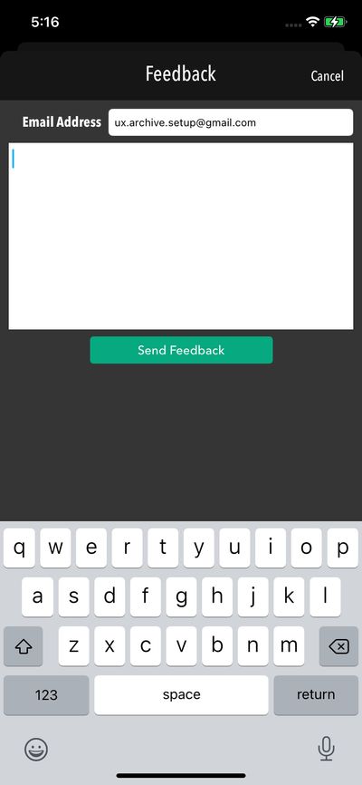 Help & Feedback screenshot 