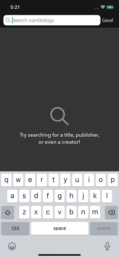 Search screenshot 