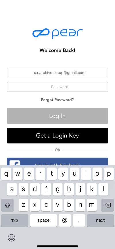 Logins screenshot 