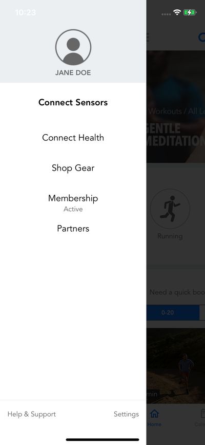Profile & Account screenshot 