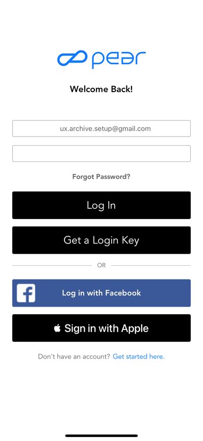 Logins screenshot 