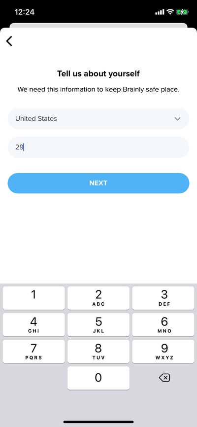 Signups screenshot 