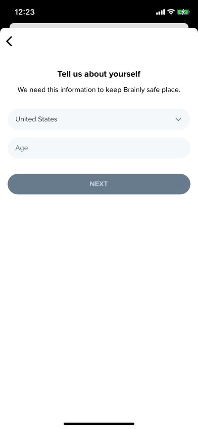 Signups screenshot 