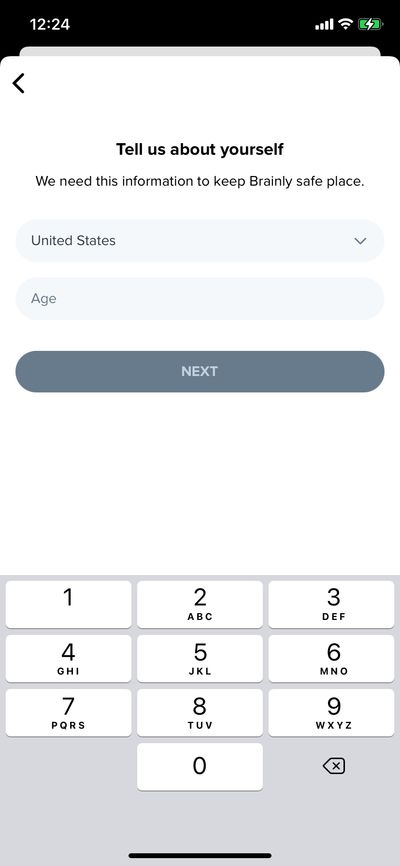 Signups screenshot 