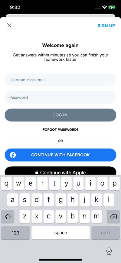 Logins screenshot 