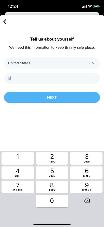 Signups screenshot 