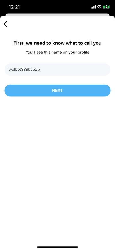 Signups screenshot 