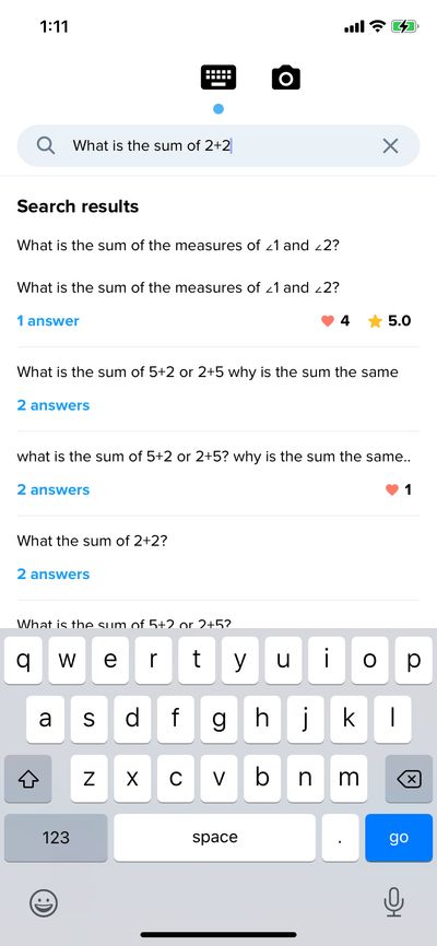 Search screenshot 