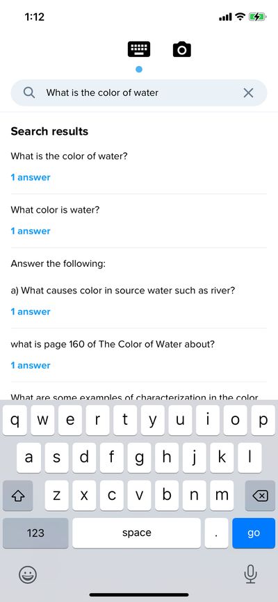 Search screenshot 