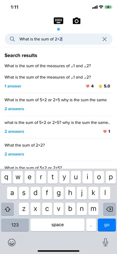 Search screenshot 
