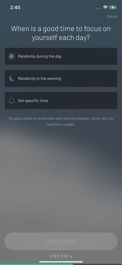 Quizzes screenshot 