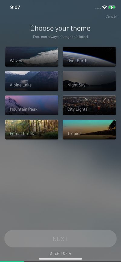 Setups screenshot 