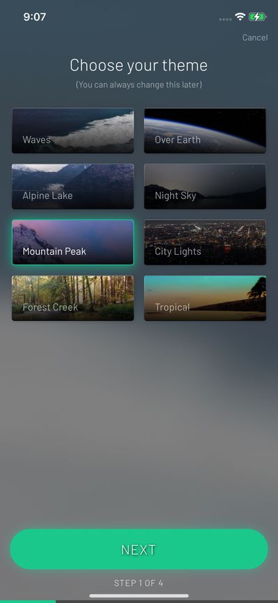 Setups screenshot 