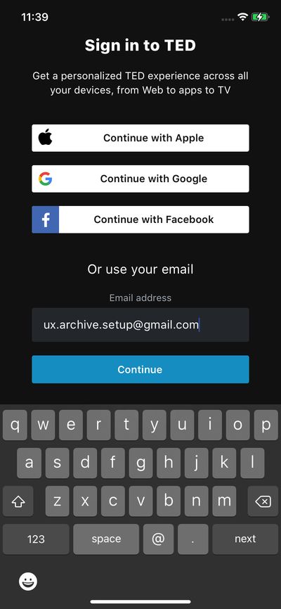 Logins screenshot 