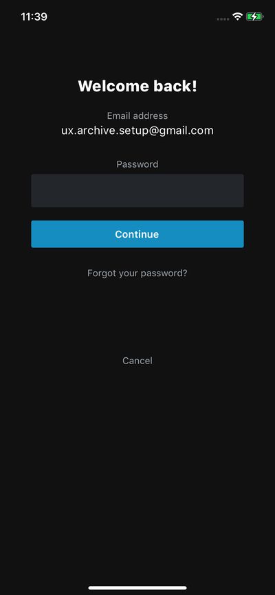 Logins screenshot 