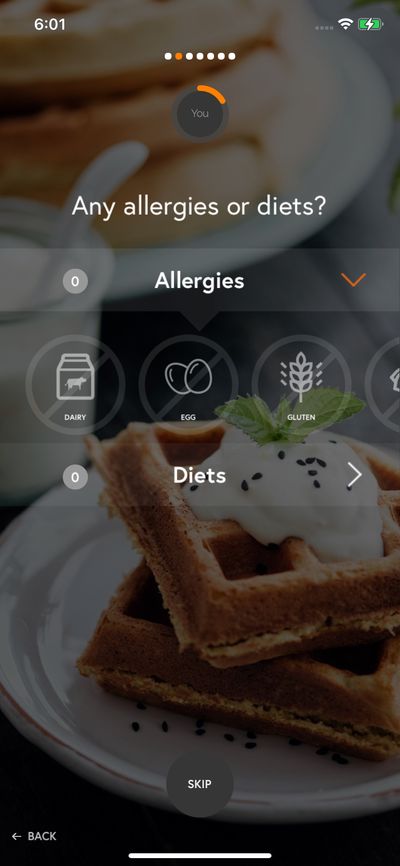 Setups screenshot 